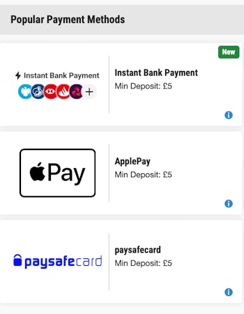 Ladbrokes Instant Banking