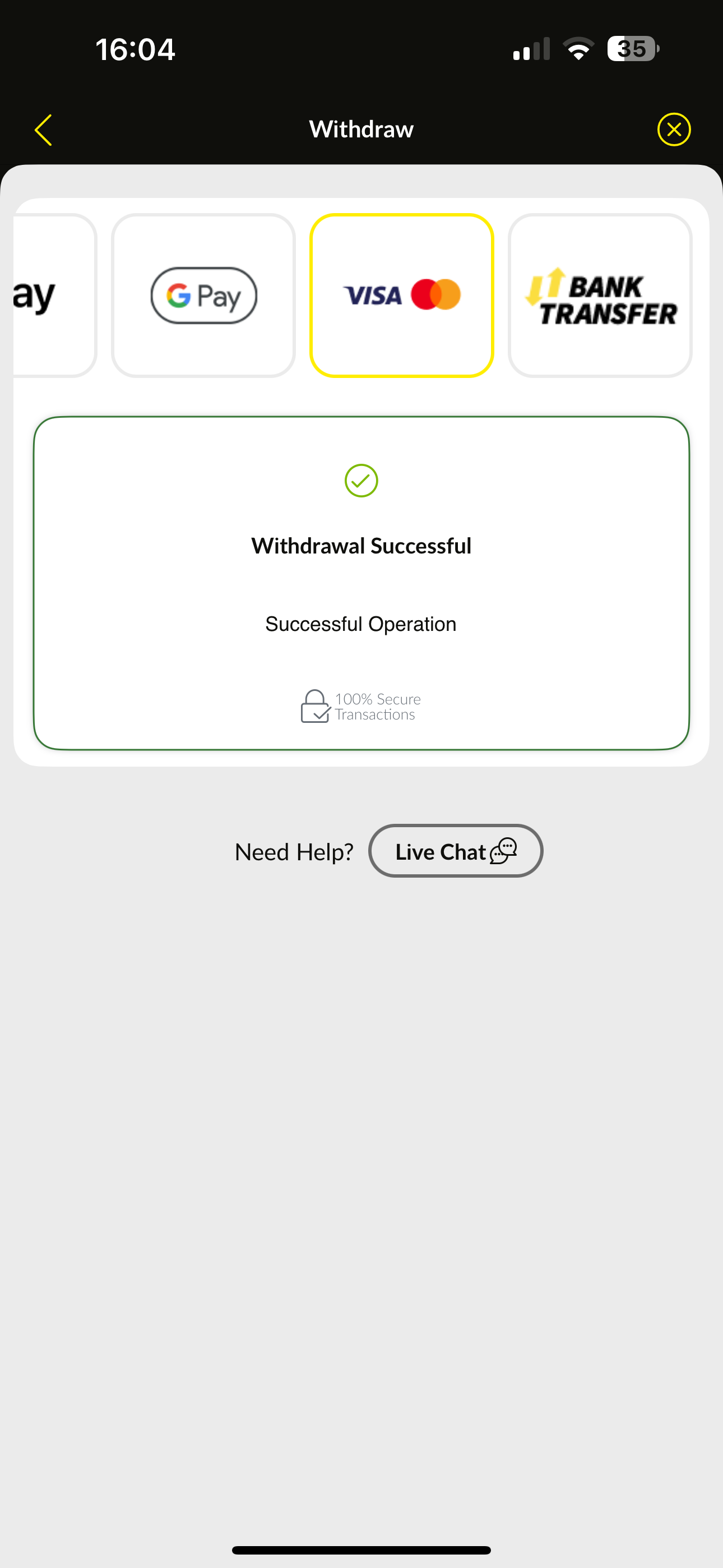 TalkSport Bet Withdraw 3