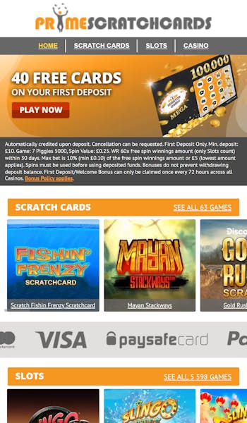 Prime Scratchcards UK