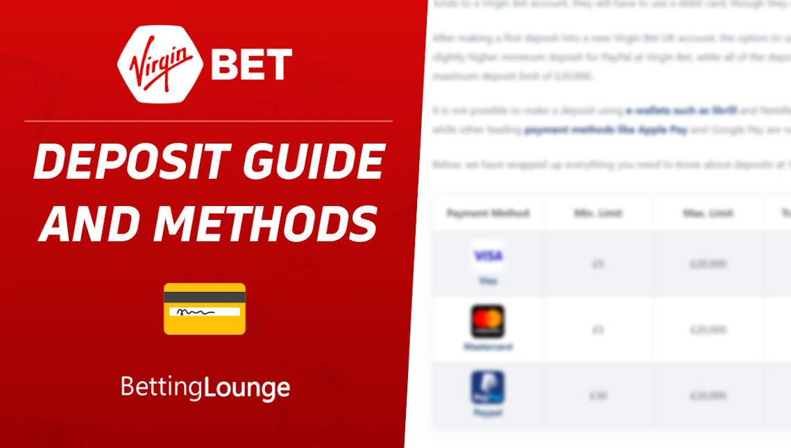 Virgin Bet Deposit Guide