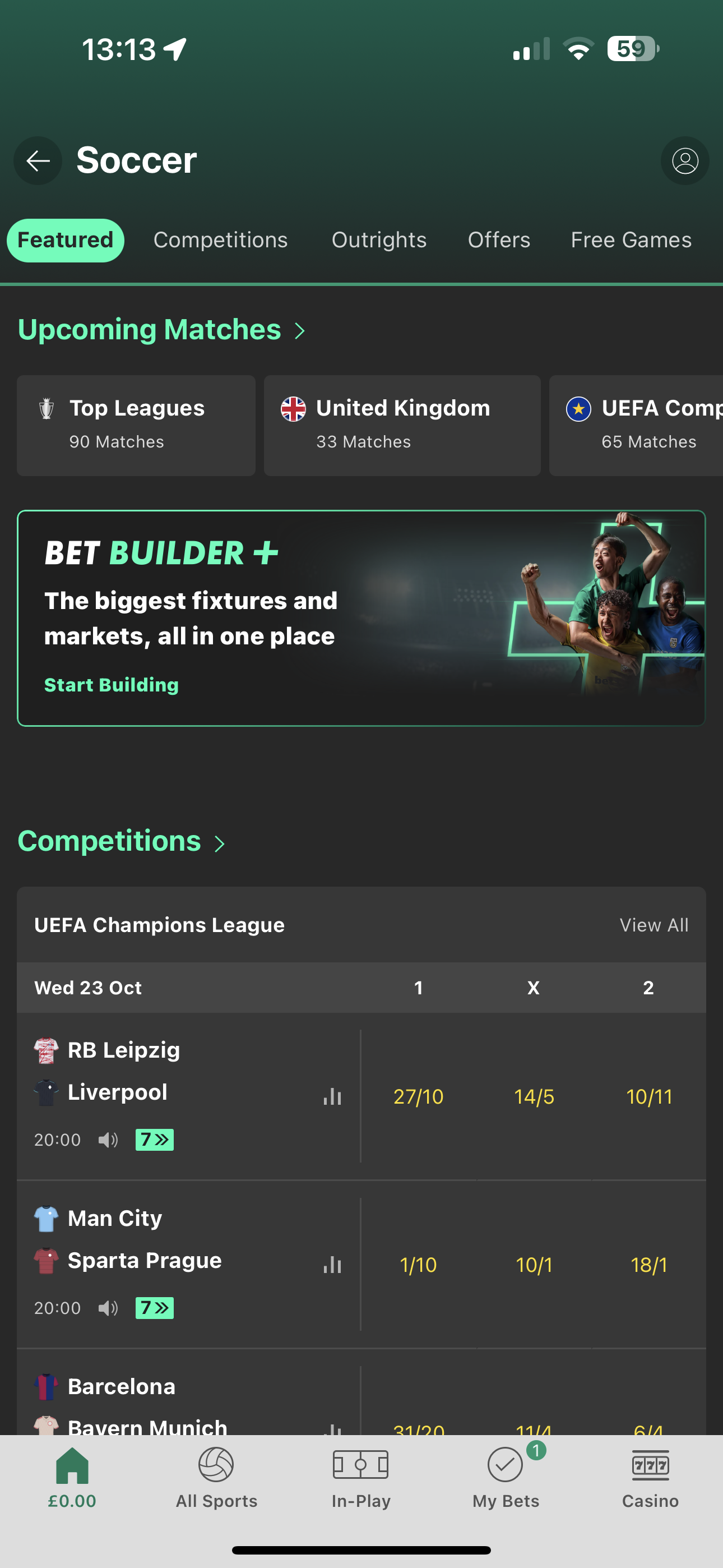 Bet365 Bore Draw 2 (UK)