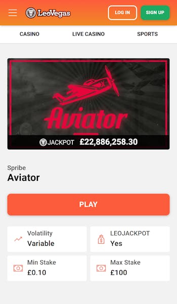 LeoVegas Aviator