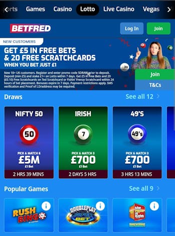 Betfred lotto