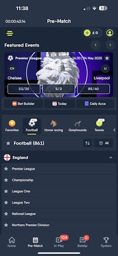 CopyBet Fixtures