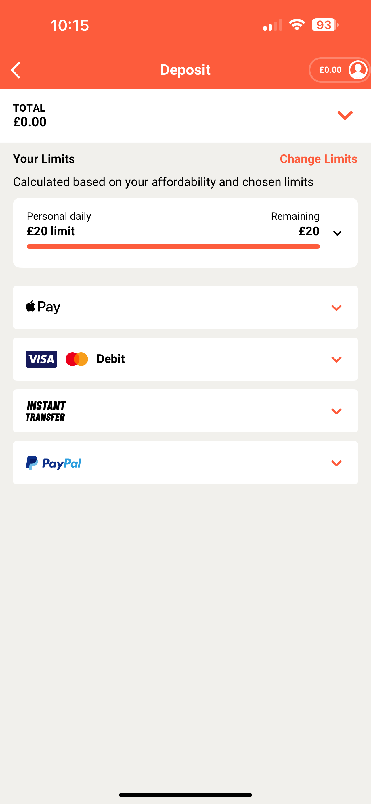 LeoVegas Payment Methods