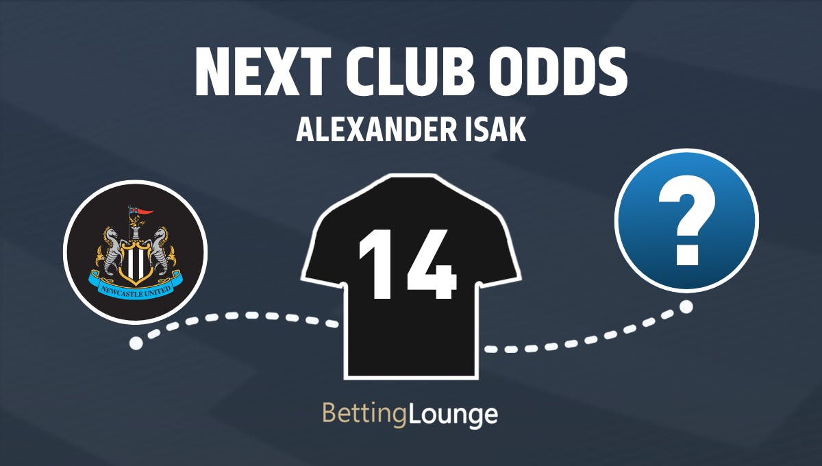 Alexander Isak next club odds