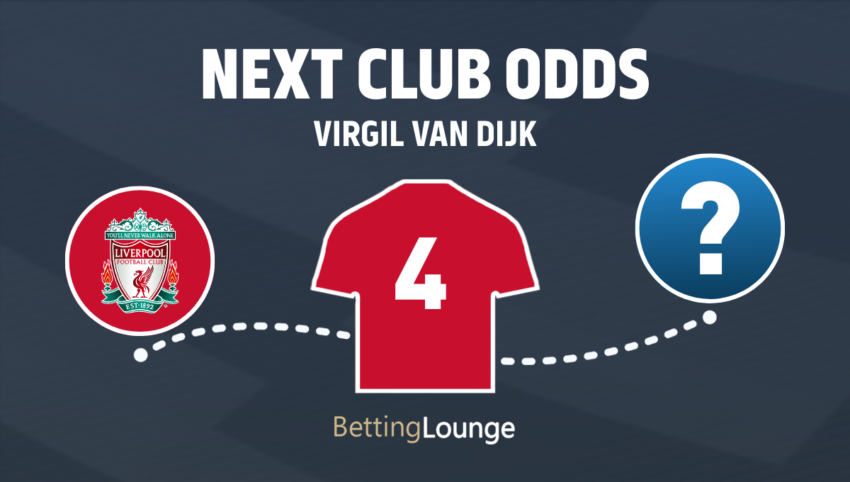 Virgil van Dijk next club odds