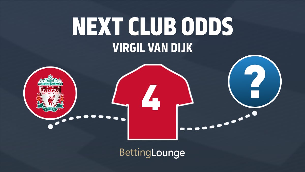 Virgil van Dijk next club odds
