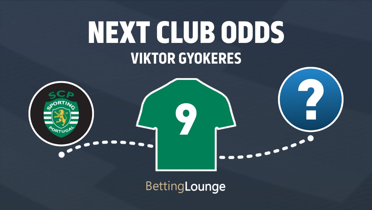 Viktor Gyokeres next club odds