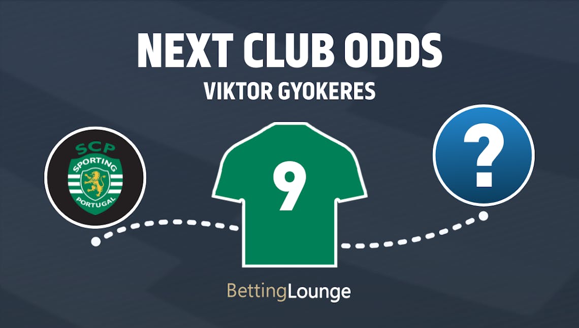 Viktor Gyokeres next club odds