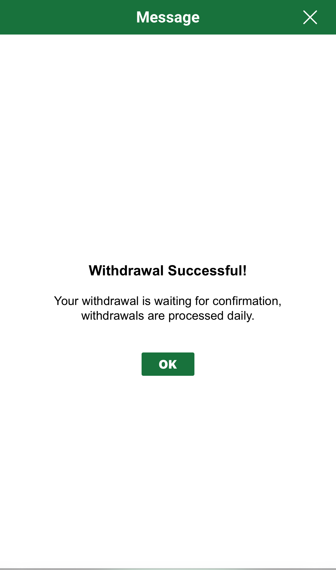 Mr Vegas Withdrawal Success