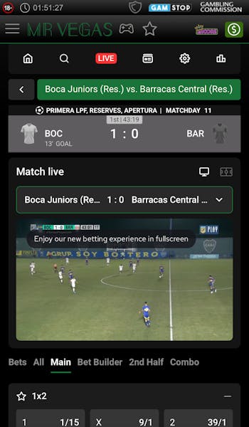 Mr Vegas Live Stream