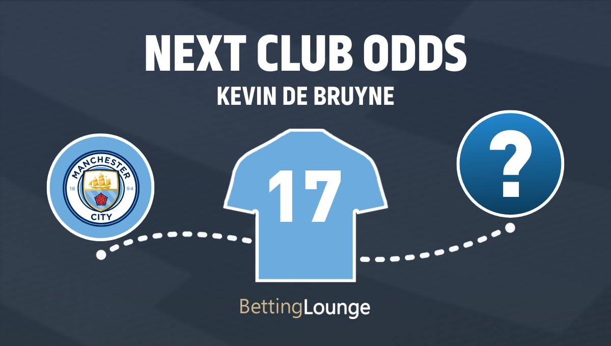 Kevin De Bruyne next club odds