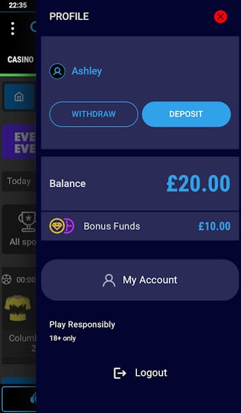 Hopa Withdrawal step 1