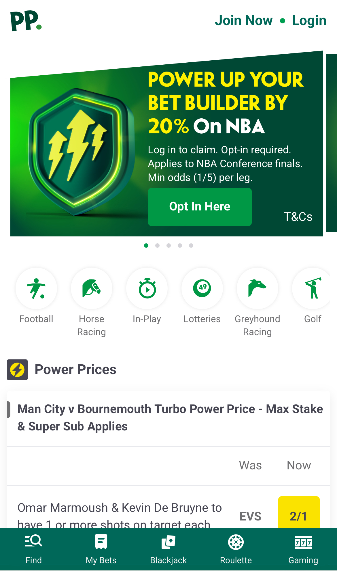 Paddy Power Sportsbook Join Now
