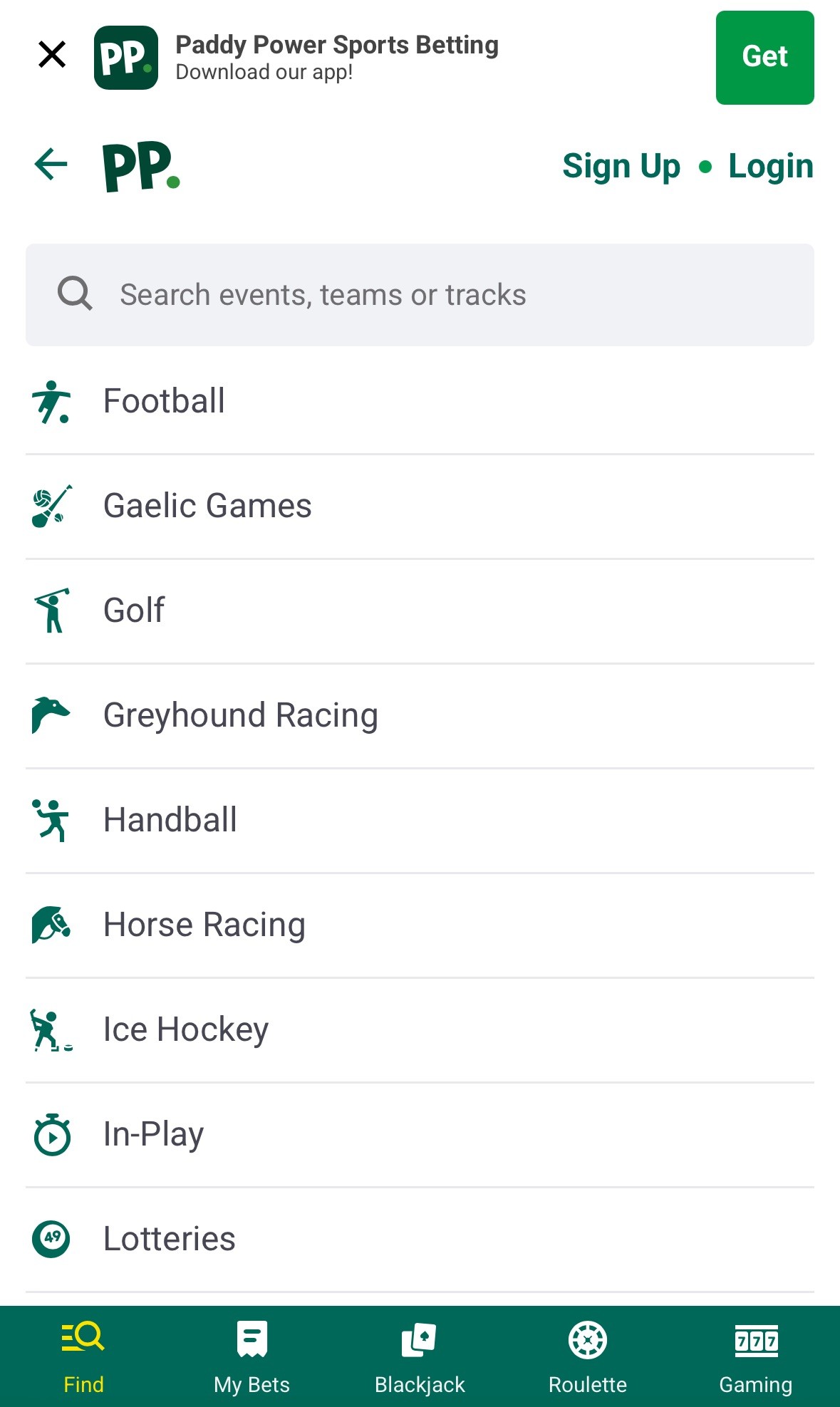 Paddy Power Sports 1