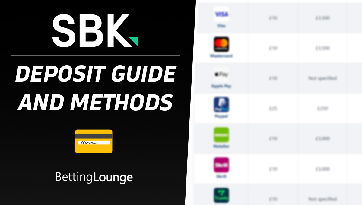 SBK deposit methods and guide