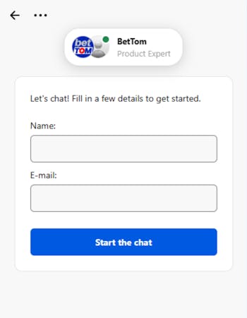 BetTom live chat