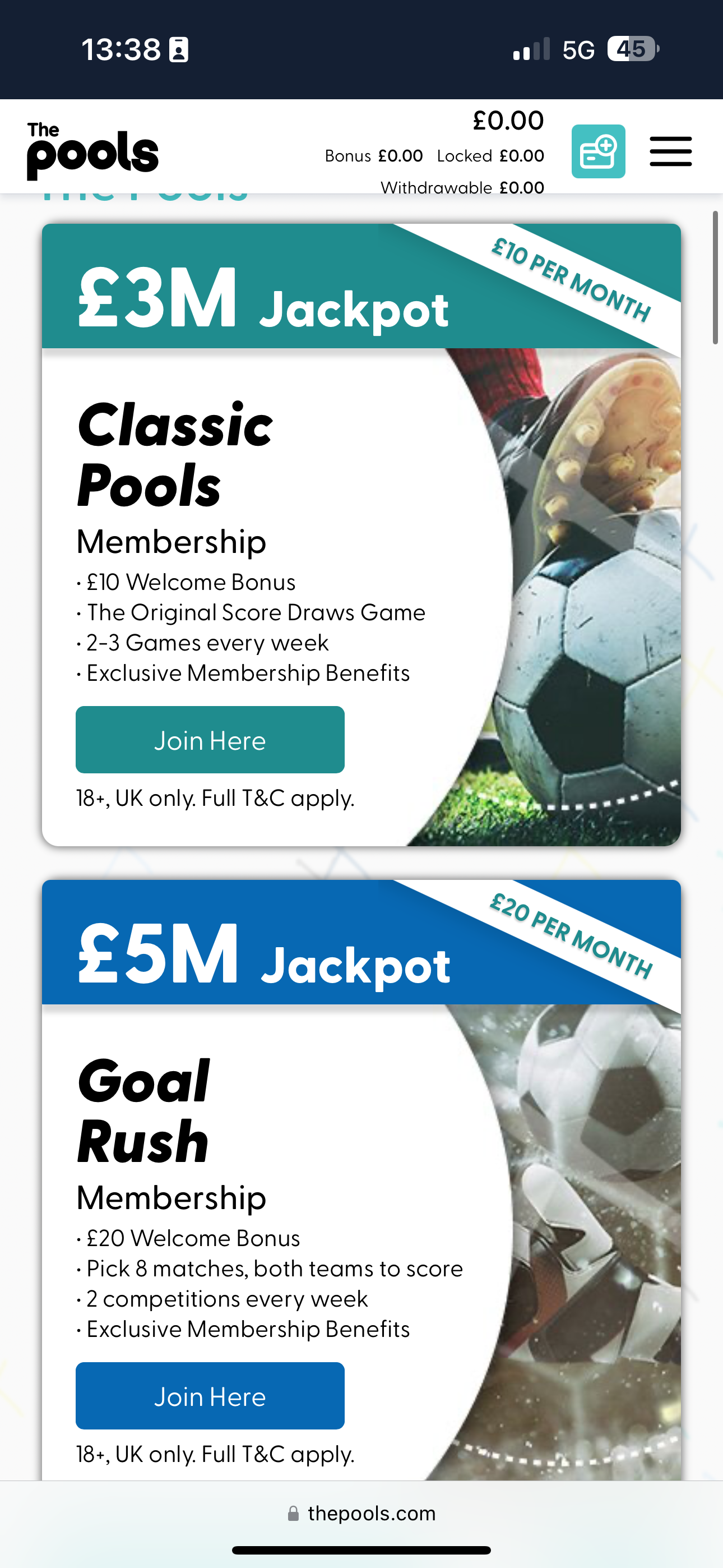 Pools Membership 1