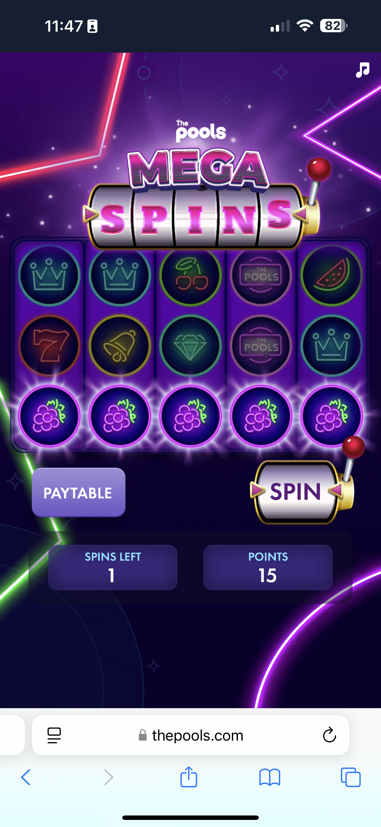 The Pools Mega Spins 3