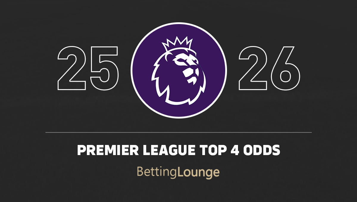 Premeir League top 4 odds 2025-26