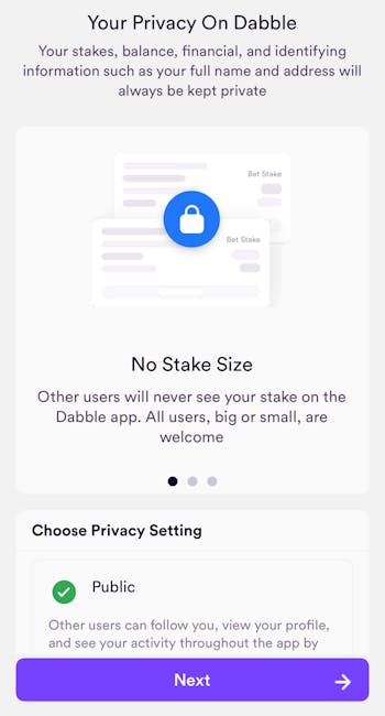 Dabble Privacy