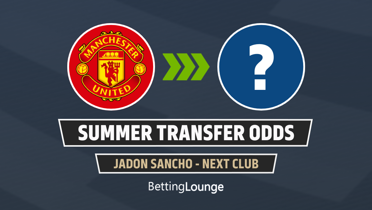 Jadon Sancho summer transfer betting odds 2025