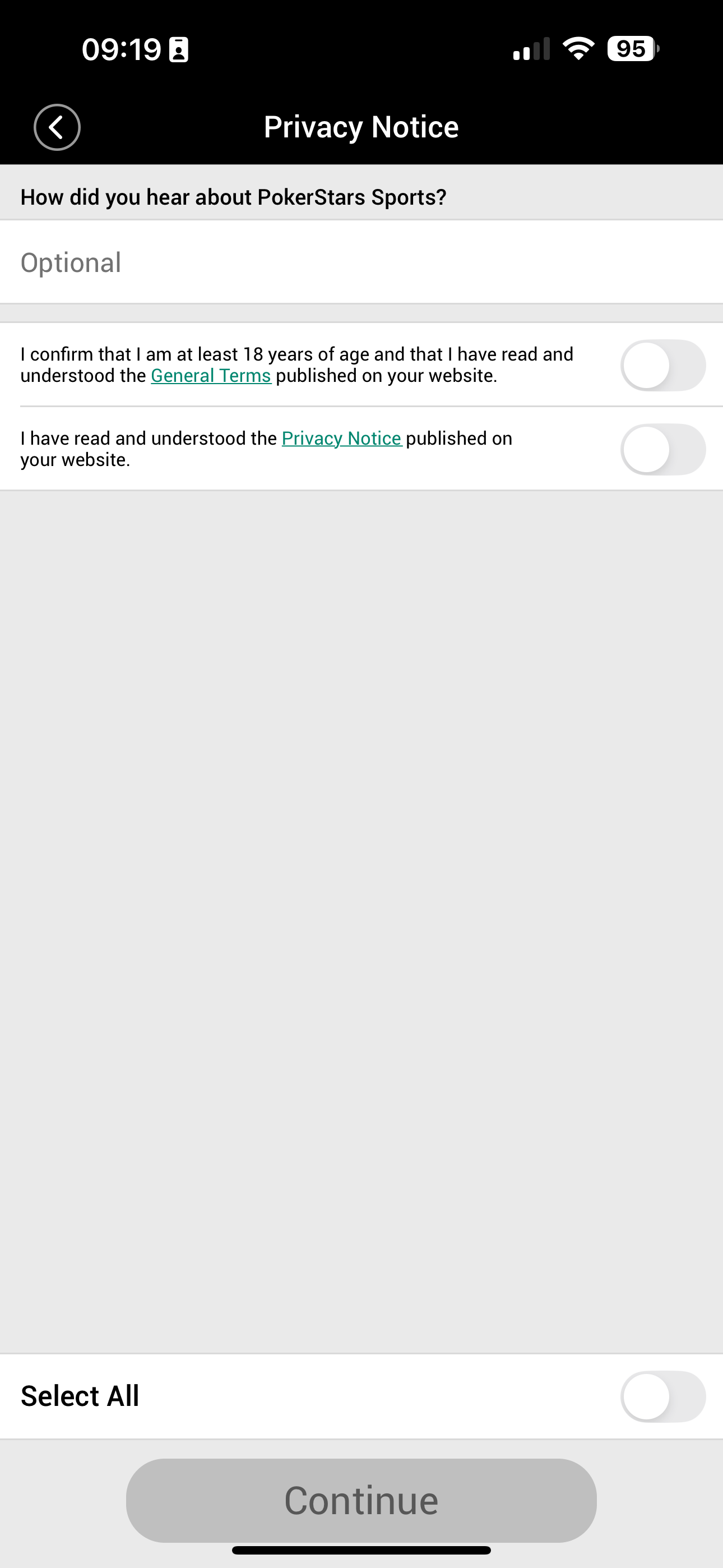 PokerStars Sign Up 4