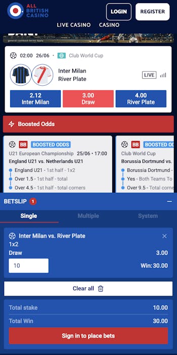 All British Casino Promo