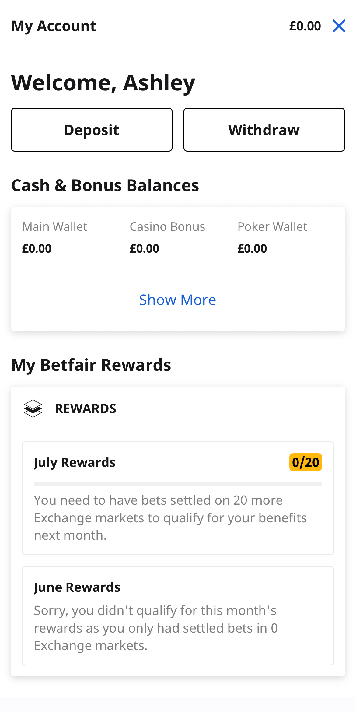 Betfair App Deposit