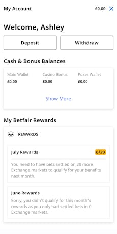 Betfair App Deposit