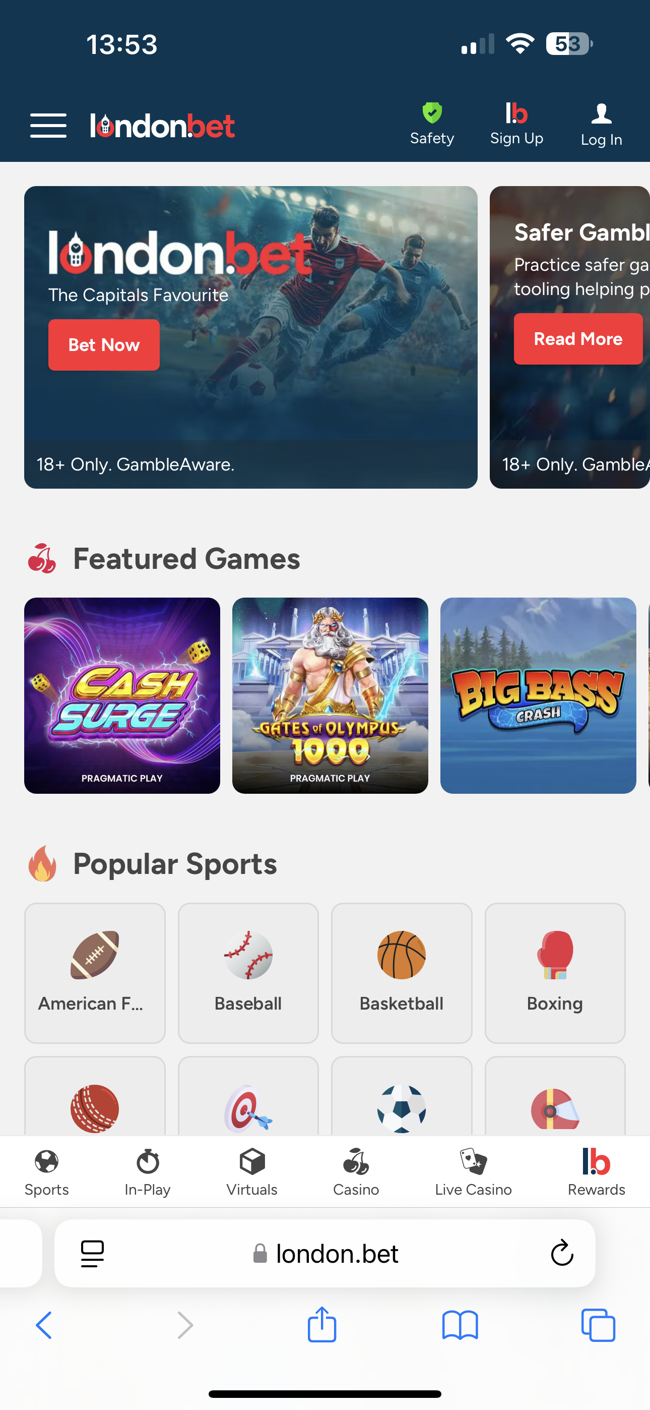 London Bet Sign up 0 