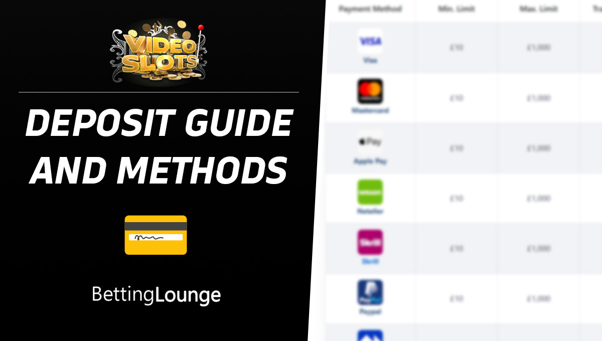 Videoslots deposit guide