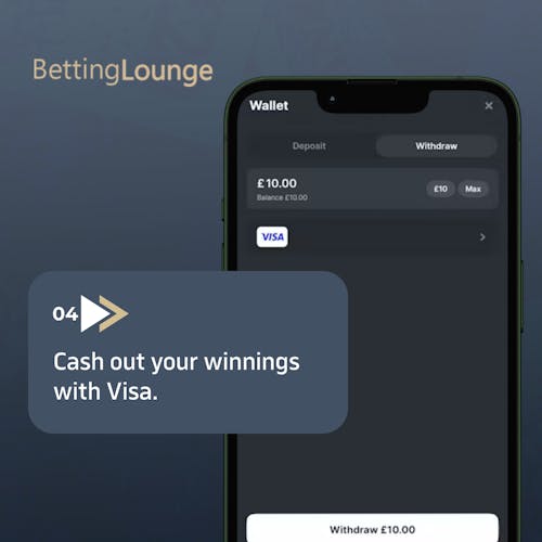 withdraw your winnings with Visa
