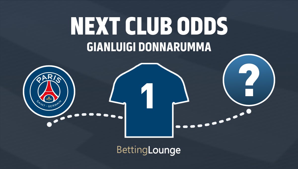 Gianluigi Donnarumma next club odds