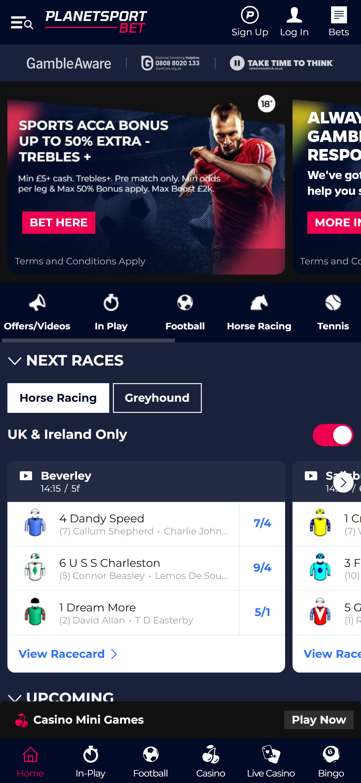 Planet Sport Bet promotion