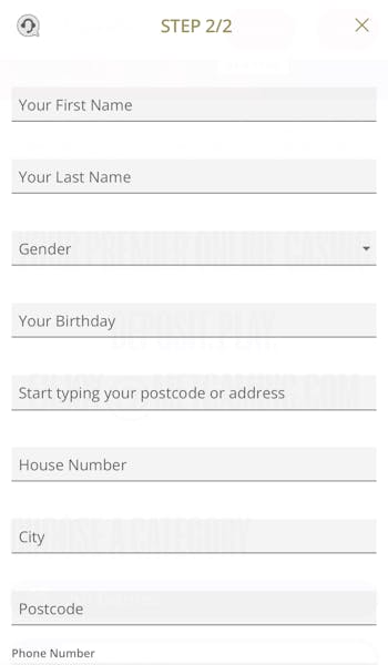 MetGaming Sign Up 2