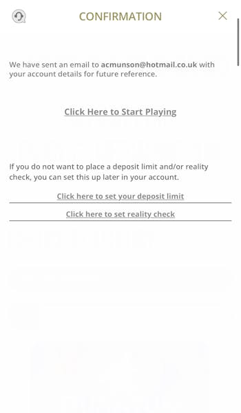 MetGaming Sign Up Process