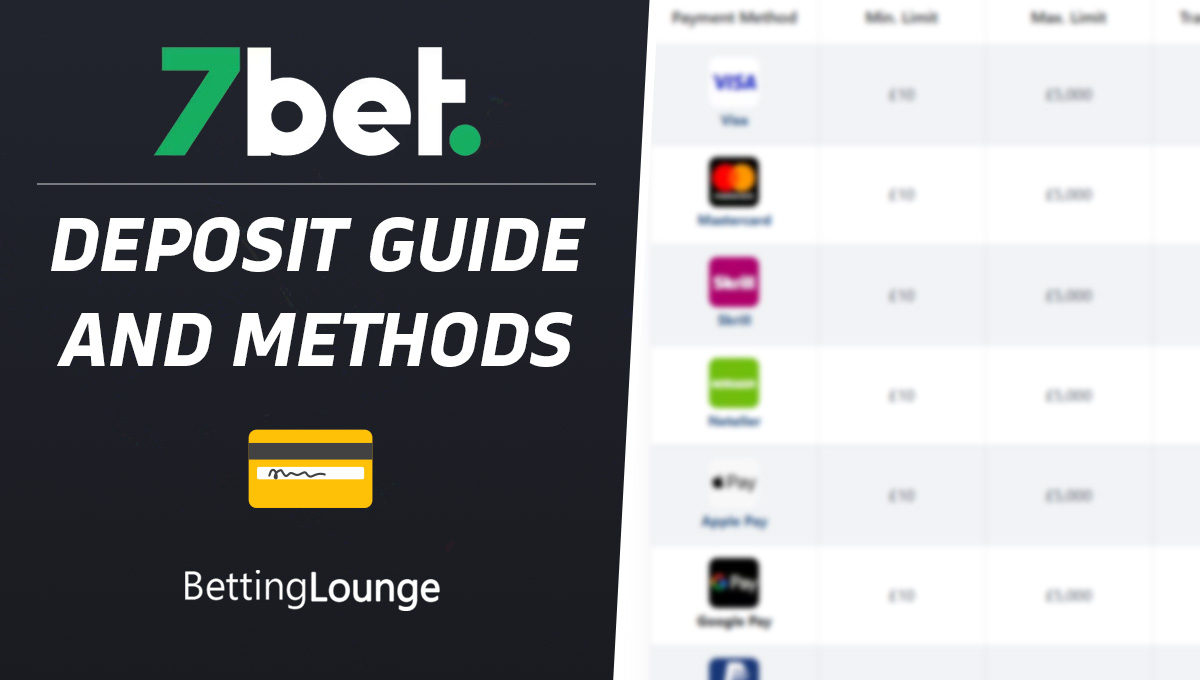 7bet deposit guide