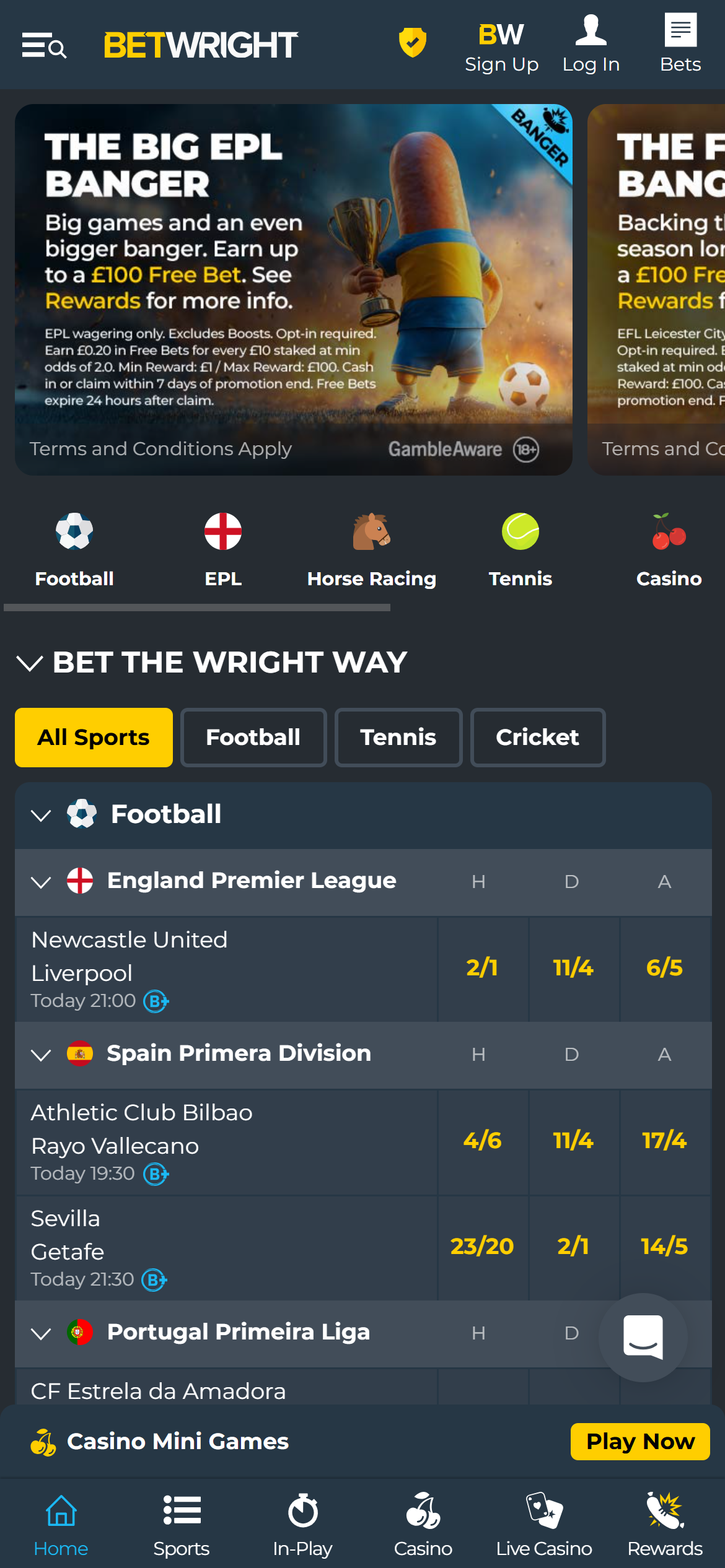 BetWright sportsbook