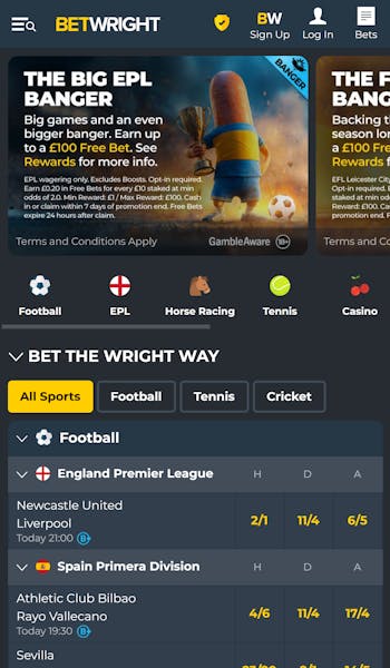BetWright sportsbook