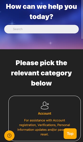 Dream Vegas customer support