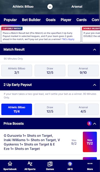 Betfred early payout