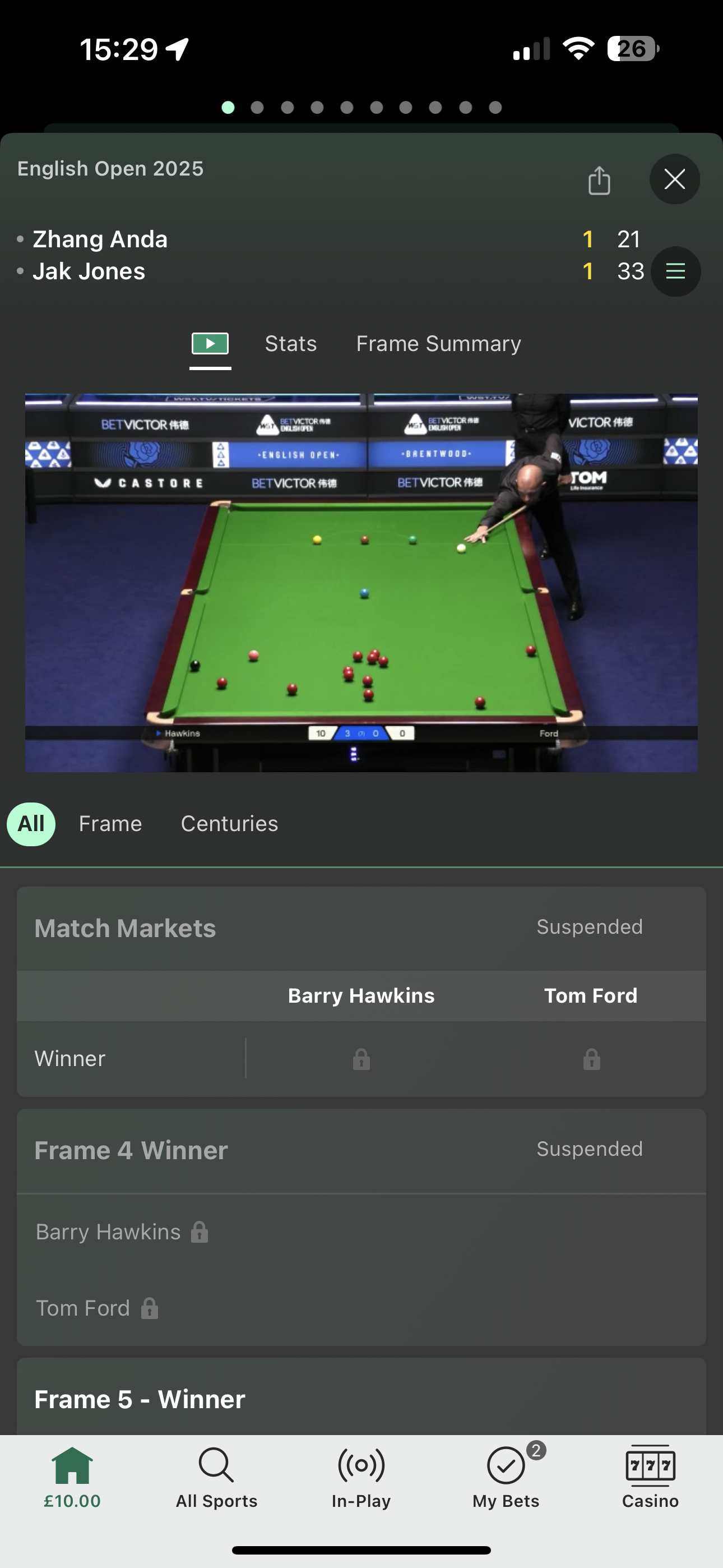 Bet365 Snooker