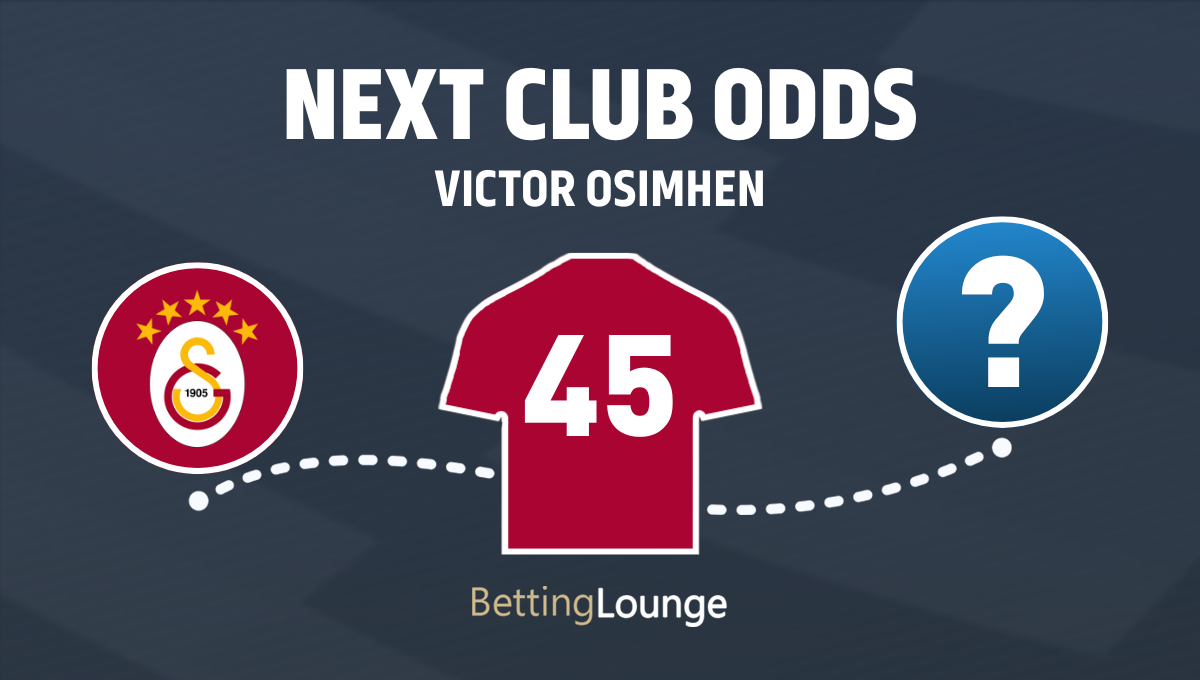 Victor Osimhen next club odds after Galatasaray