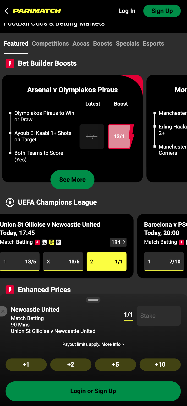 Parimatch Sign Up Promotion 3