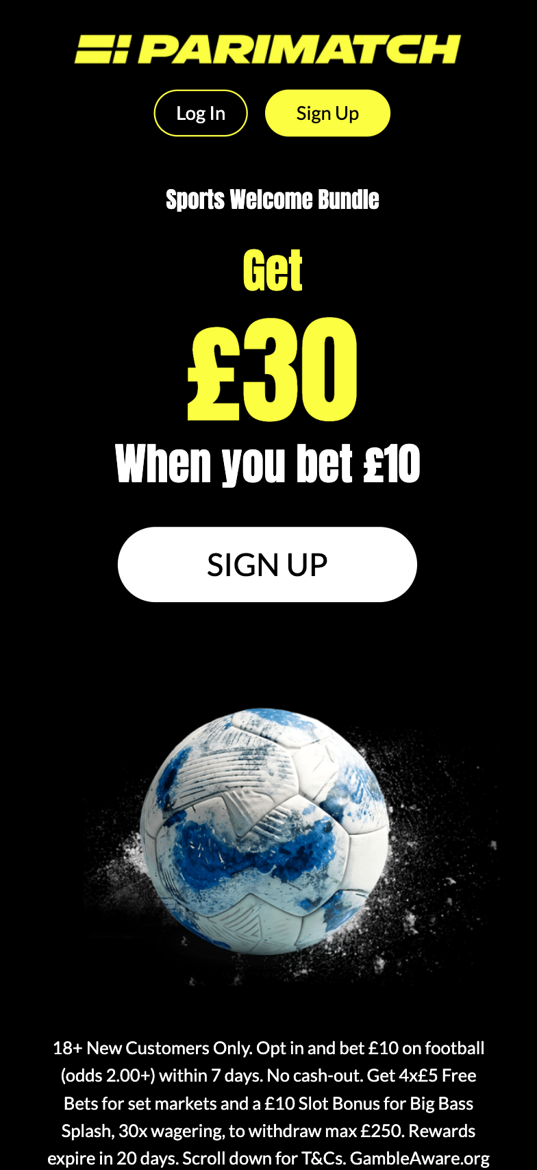 Parimatch Sign Up Promotion 1