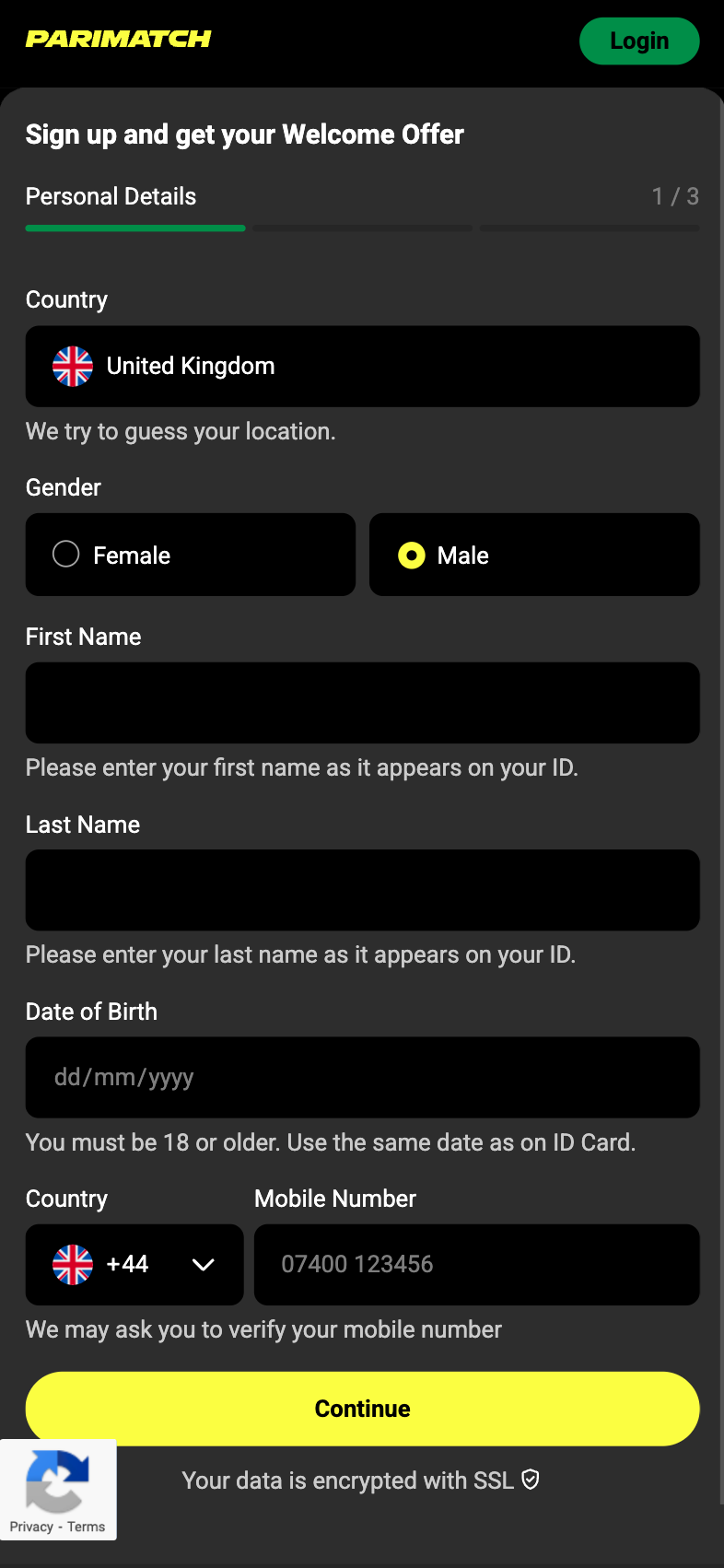 Parimatch Sign Up Promotion 2