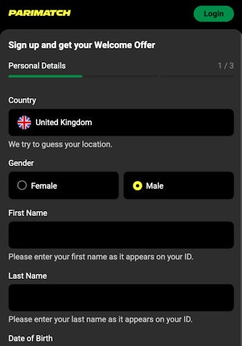 Parimatch Sign Up Promotion 2