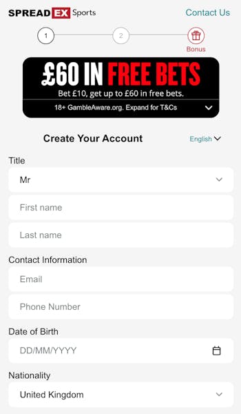 SpreadEx Sign Up Promotion 2